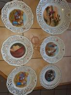 6 assiettes en porcelaine de Bavière, Antiquités & Art, Enlèvement