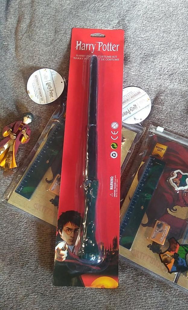 Harry Potter notebook set Gryffindor toverstaf pop SET nieuw, Verzamelen, Harry Potter, Nieuw, Ophalen of Verzenden
