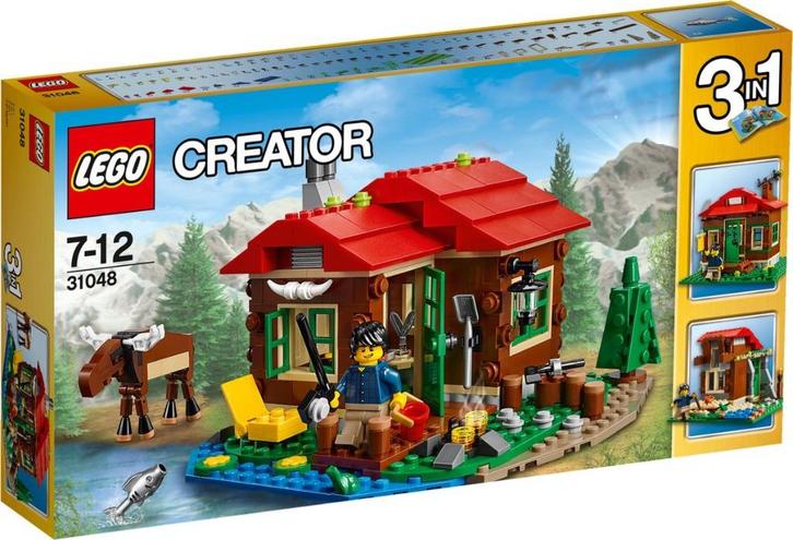 Lego Creator 3-in-1 31048 Huisje aan het meer (2015), Kinderen en Baby's, Speelgoed | Duplo en Lego, Nieuw, Lego, Complete set