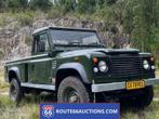 Land Rover Defender 110 300TDI Pickup | 1989 | Route 66 Auct, Auto's, Land Rover, Zwart, Bedrijf, Handgeschakeld