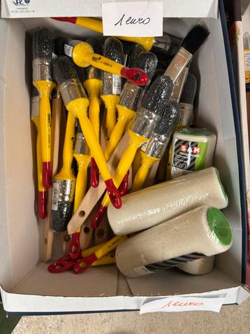Verfmaterialen 1, 2 of 3euro per stuk, Doe-het-zelf en Bouw, Ophalen of Verzenden, Nieuw, Kwast
