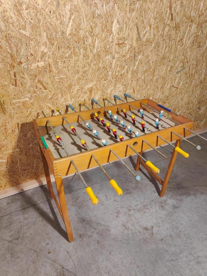 Vintage Mini-Voetbaltafel, Kinderen en Baby's, Speelgoed | Voetbaltafels, Gebruikt, Ophalen