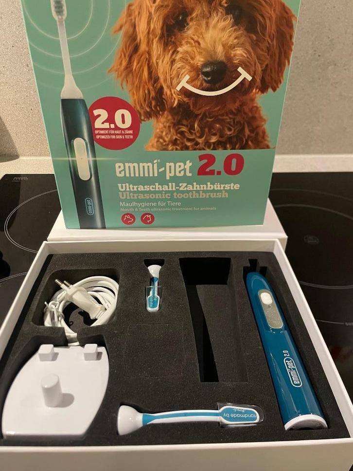 Emmi pet 2.0 ultrasone tandenborstel, Dieren en Toebehoren, Honden-accessoires, Nieuw, Ophalen of Verzenden