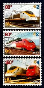 1998 Chemins de fer - Eurostar et Thalys TRV6/8 MNH **, Orginele gom, Verzenden, Postfris, Postfris
