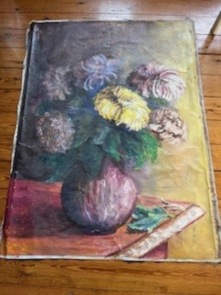 Peinture florale chinoise, Antiquités & Art, Enlèvement