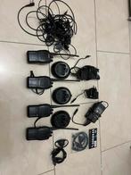 Portofoon walkie talkie set van 4 met lader en oortjes, Télécoms, Comme neuf, Enlèvement ou Envoi