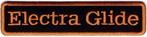 Harley Davidson Electra Glide stoffen opstrijk patch embleem, Verzenden, Nieuw