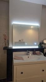 LED Spiegel 80cm - Bluetooth luidsprekers en weerinfo, Huis en Inrichting, Ophalen, Nieuw, 75 tot 100 cm, Minder dan 100 cm