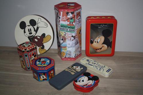 8x Disney , blik ,doos , Mickey Mouse , als nieuw, Verzamelen, Disney, Zo goed als nieuw, Overige typen, Mickey Mouse, Ophalen of Verzenden