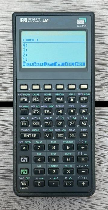 Hewlett Packard HP 48G grafische rekenmachine - Vintage beschikbaar voor biedingen
