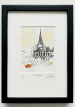 Andre Colpin kerk Sint-Niklaas, Antiek en Kunst, Kunst | Etsen en Gravures, Ophalen