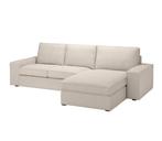 IKEA KIVIK 3-zitsbank met chaise longue – €170, Ophalen, Zo goed als nieuw