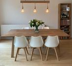Houten eettafel - afmetingen - 2m20 x 1m00, Huis en Inrichting, Tafels | Eettafels, Ophalen, Zo goed als nieuw
