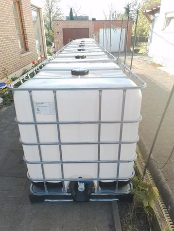 Ibc vat tank regenton 1000L GESPOELD en PROPERE., Ophalen