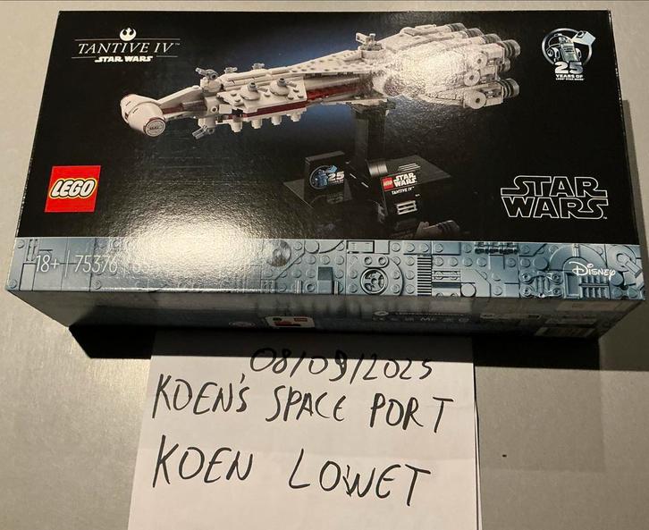 Lego Star Wars 75376 Tantive IV, Kinderen en Baby's, Speelgoed | Duplo en Lego, Nieuw, Lego, Complete set, Ophalen of Verzenden