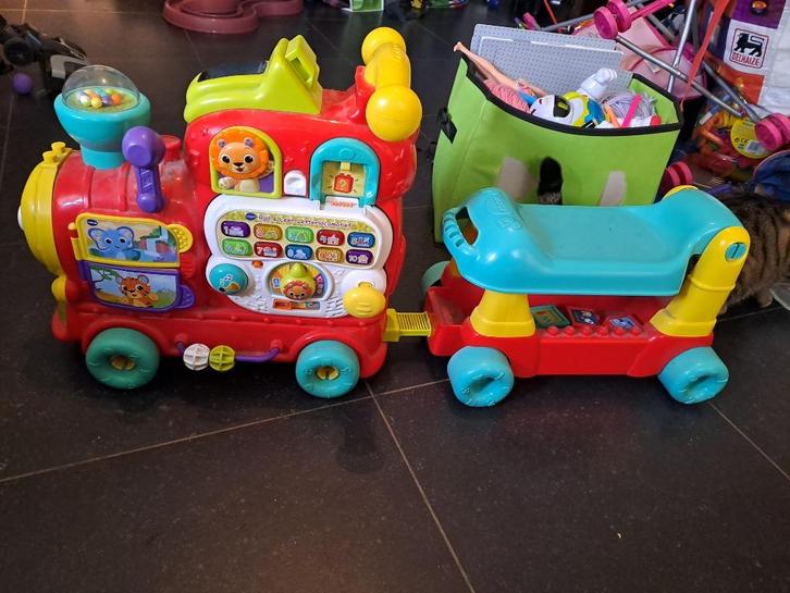 Looptrein Vtech, Kinderen en Baby's, Speelgoed | Buiten | Voertuigen en Loopfietsen, Zo goed als nieuw, Loopvoertuig, Ophalen