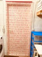 Decoratief deurgordijn met hartvormige acrylkralen, Romantique, Zo goed als nieuw, 150 tot 200 cm, Rood