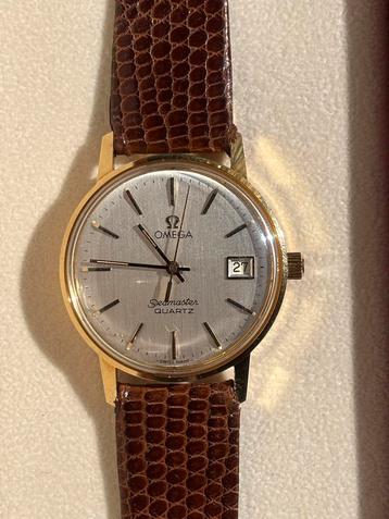 Nieuw omega seamaster Quartz 18K goud. beschikbaar voor biedingen