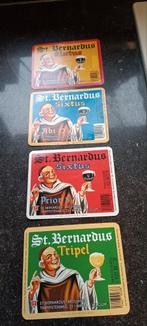 4 oude bieretiketten st Bernardus abdij Watou, Verzamelen, Biermerken, Ophalen of Verzenden, Zo goed als nieuw