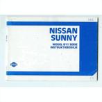 Nissan Sunny B11 Instructieboekje 1984 #2 Nederlands, Autos : Divers, Modes d'emploi & Notices d'utilisation, Enlèvement ou Envoi