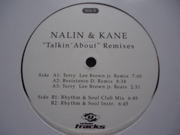 Nalin & Kane ‎– Talkin' About (Remixes) (Urban Tracks), Cd's en Dvd's, Vinyl | Dance en House, Gebruikt, Techno of Trance, 12 inch