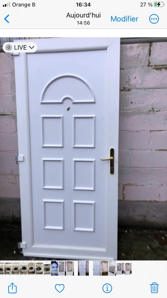 Portes extérieures en PVC, Bricolage & Construction, Châssis & Portes coulissantes, Enlèvement ou Envoi