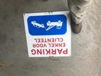 parking bord, Ophalen