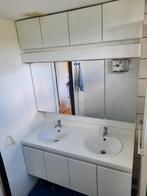 meuble de salle de bain blanc de Detremmerie, Maison & Meubles, Salle de bain | Meubles de Salle de bain, 100 à 150 cm, Enlèvement