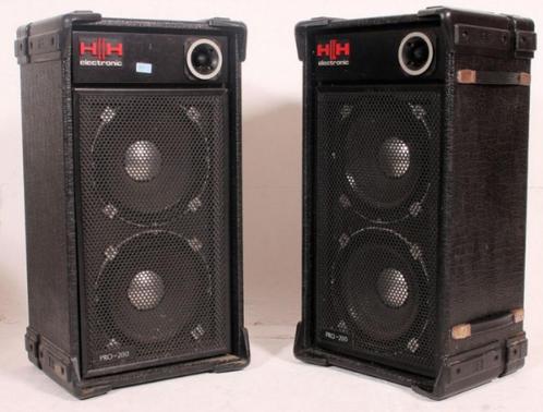HH 200 PRO klankkasten 1 paar, Audio, Tv en Foto, Luidsprekerboxen, Gebruikt, Front, Rear of Stereo speakers, Ophalen