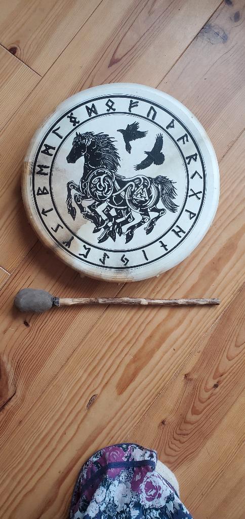 Tambour chamanique, Musique & Instruments, Percussions, Comme neuf, Tambour, Enlèvement