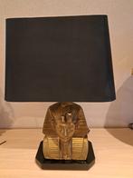 Zeer zware massief koper lamp met toetakanon, Ophalen of Verzenden, Zo goed als nieuw