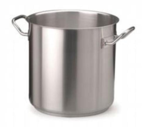 Grote kookpot inox, Huis en Inrichting, Keuken | Potten en Pannen, Nieuw, Pot, Bus of Blik, Inox, Inductieplaat, Keramische plaat