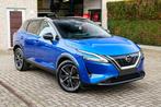 Nissan Qashqai E-POWER*TECHNA-UITVOERING*PANAROMISCH-DAK*AUT, Auto's, 1497 cc, Blauw, Leder en Stof, 5 zetels