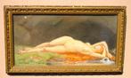 Aquarel met liggend naakt uit 1905, Ophalen of Verzenden