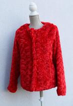 Jolie veste rouge en fausse fourrure neuve, Taille 38/40 (M), Saint-Tropez, Rouge, Enlèvement ou Envoi