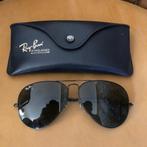 Zeldzame Vintage Ray-Ban Black Aviator 62 mm zonnebril A4, Ray-Ban, Gebruikt, Ophalen of Verzenden, Zonnebril