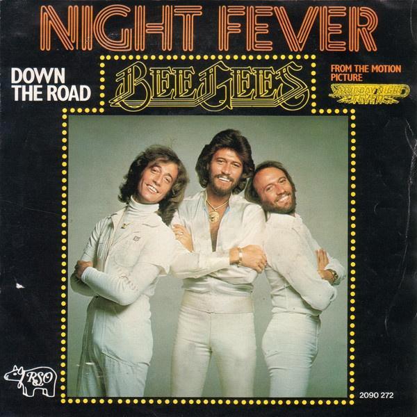 Bee Gees – Night Fever, Cd's en Dvd's, Vinyl Singles, Zo goed als nieuw, Single, Filmmuziek en Soundtracks, 7 inch, Ophalen of Verzenden