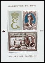 BL40 Timbres Souvenir de S.M Reine Elisabeth, Timbres & Monnaies, Neuf, Timbre-poste, Enlèvement ou Envoi