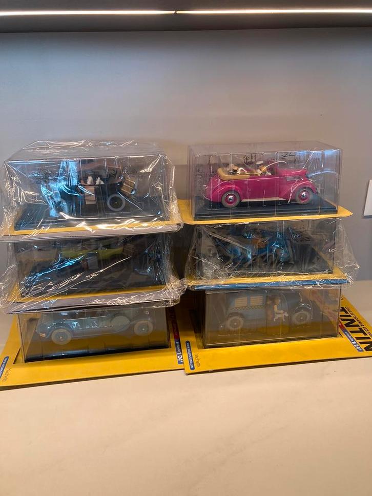 Voitures Tintin 1/24, Hobby en Vrije tijd, Modelauto's | 1:24, Zo goed als nieuw, Auto, Overige merken, Ophalen of Verzenden