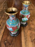 Vintage antiek Chinese cloisonne vazen, Ophalen of Verzenden