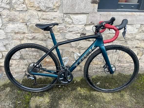 Trek Domane maat 52, Fietsen en Brommers, Fietsen | Racefietsen, Gebruikt, Overige merken, Meer dan 20 versnellingen, Carbon, 49 tot 53 cm