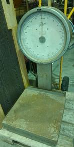 Oude bascule Rhena weegschaal, Enlèvement, Utilisé, Balance au sol, 50 à 100 kg