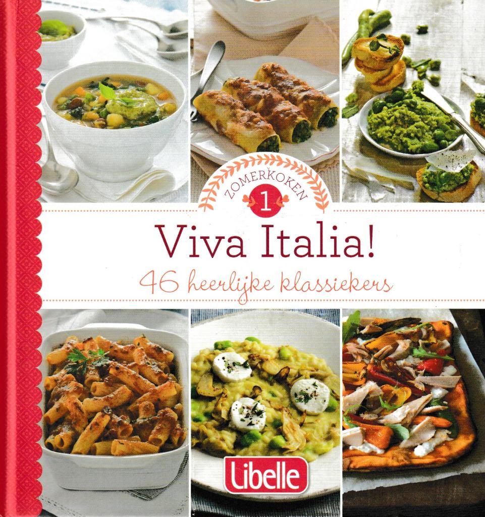 Boek : "Viva Italia" - Zomerkoken nr. 1 - Libelle., Envoi