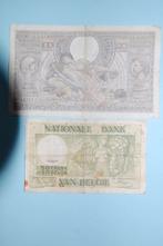 2 Belgische biljetten van 1943, Postzegels en Munten, Bankbiljetten | België, Verzenden, Setje