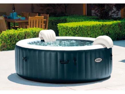 Intex Pure Spa Bubble Therapy jacuzzi 216x71 cm 6 personen, Tuin en Terras, Bubbelbaden en Hottubs, Gebruikt, Afdekzeil, Ophalen