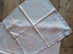 Linge de table blanc avec saumon, Enlèvement, Comme neuf