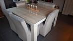 Eettafel, Huis en Inrichting, Ophalen, Zo goed als nieuw, Glas