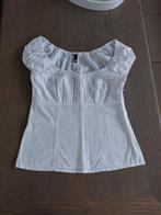 Stijlvol, fris wit bloesje - maat 36, H&M, Wit, Ophalen of Verzenden, Zo goed als nieuw