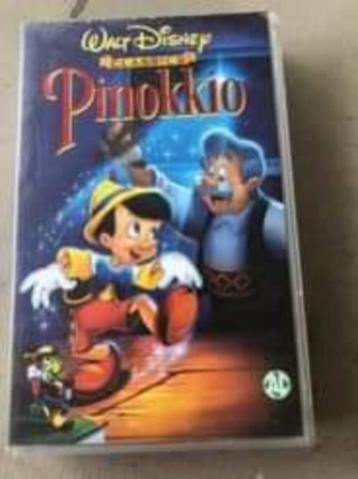 VHS Disney, Pinikkio, Nederlands gesproken, Verzamelen, Disney, Ophalen of Verzenden, Peter Pan of Pinokkio, Nieuw