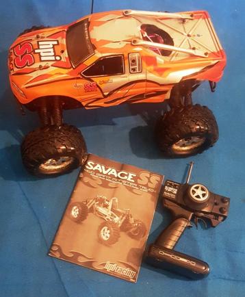 Hpi Savage RTR met een sterke HPI nitro motor + HPI TF-3 beschikbaar voor biedingen
